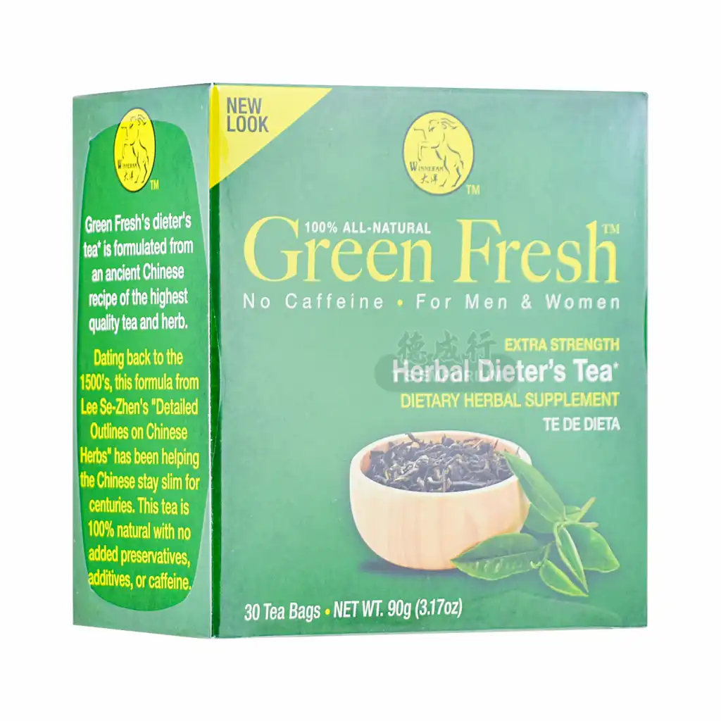 WINNERAM GREEN FRESH Extra Strength Herbal Dieter's Tea (30 Tea Bags) 90g