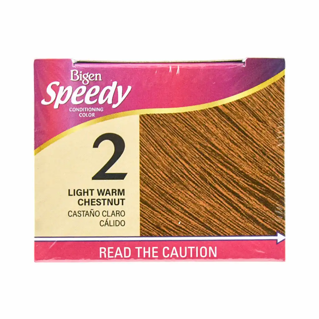 BIGEN Speedy Conditioning Color, NO AMMONIA  (#2 Light Warm Chestnut) 80g