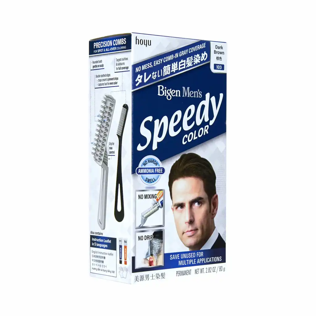美源 男士染发膏 (#103 棕色 Dark Brown) 80g