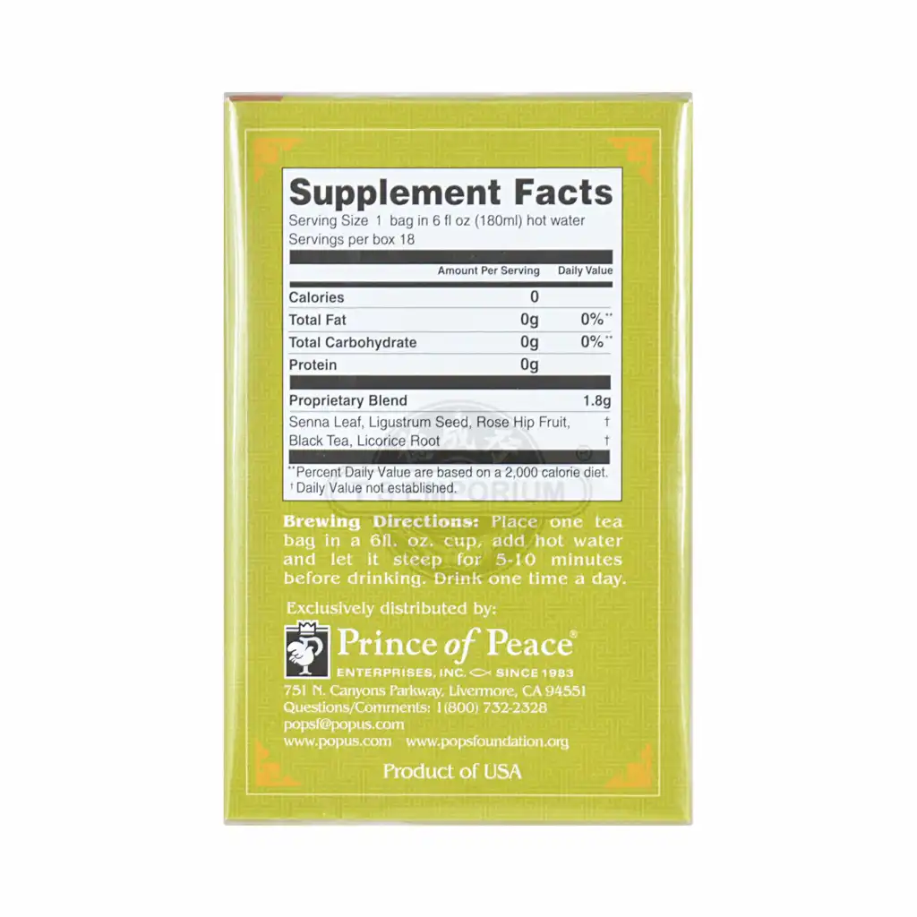 美国太子牌 排毒茶 18袋入/32.4g