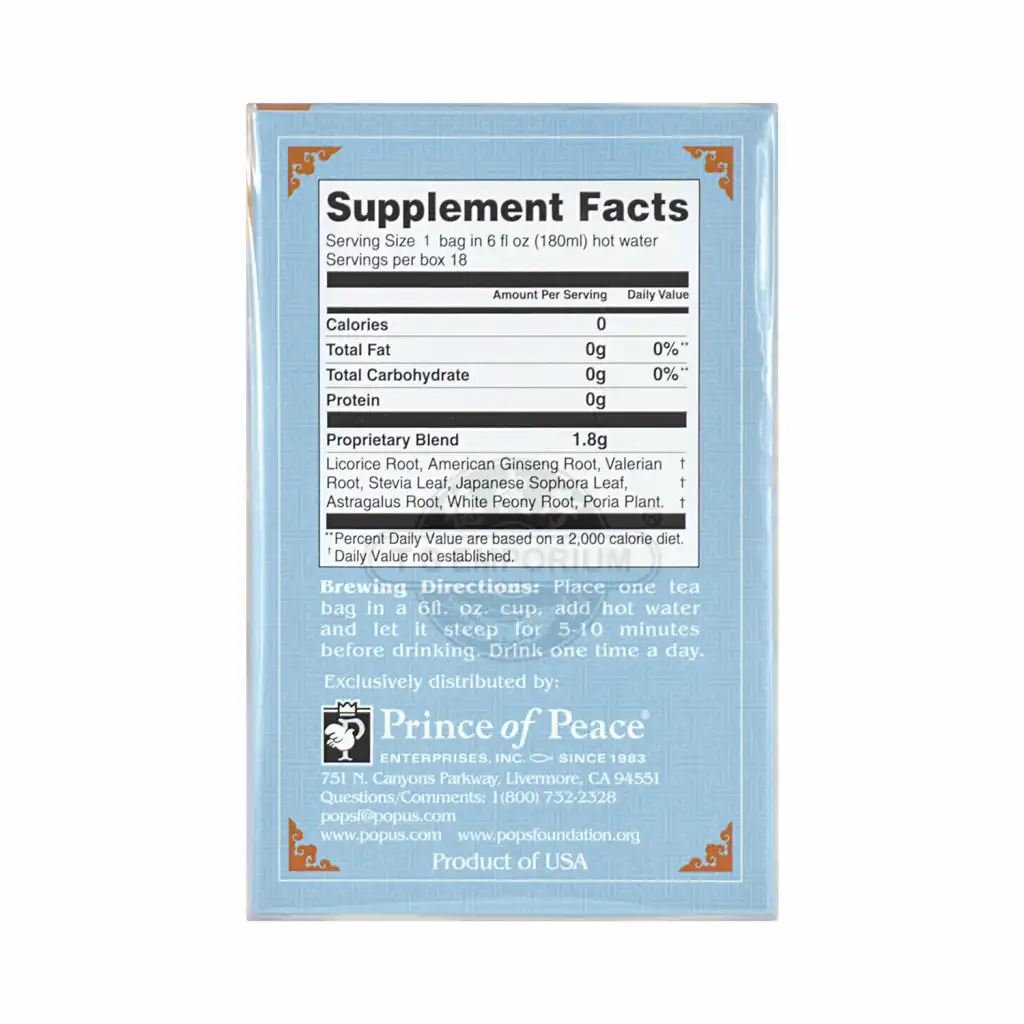 美国太子牌 安眠茶 18袋入/32.4g