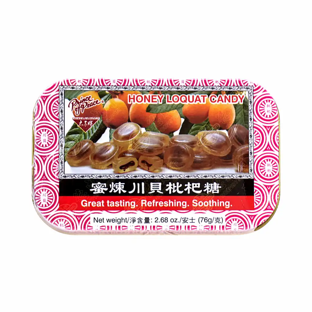 PRINCE OF PEACE Honey Loquat Candy 76g - Tak Shing Hong