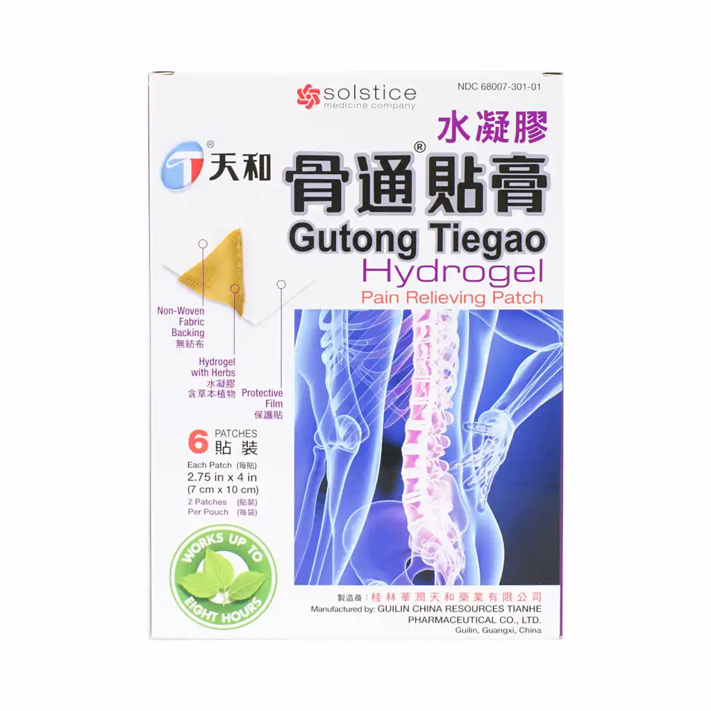 天和 水凝胶骨痛贴膏 7x10cm / 6片入