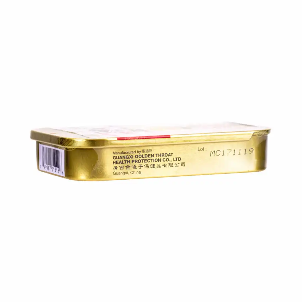 GOLDEN THROAT Lozenge Herbal Supplement - Honeysuckle Original Flavor 12 Lozenges