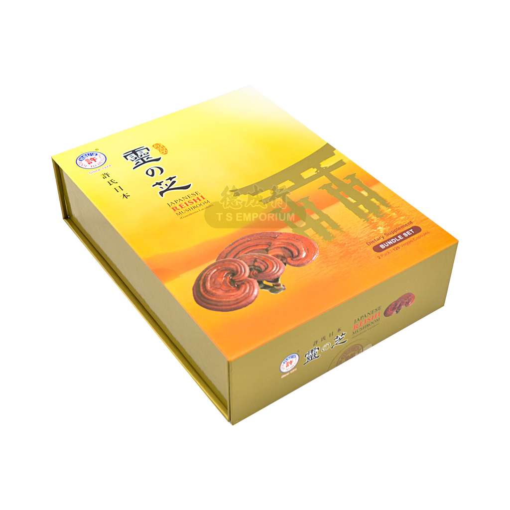 美国许氏日本灵芝礼盒120粒- 美国德成行