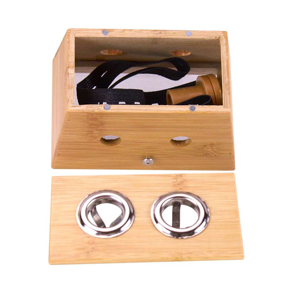 SUNGLOW Bamboo Two-hole Moxibustion Box 5
