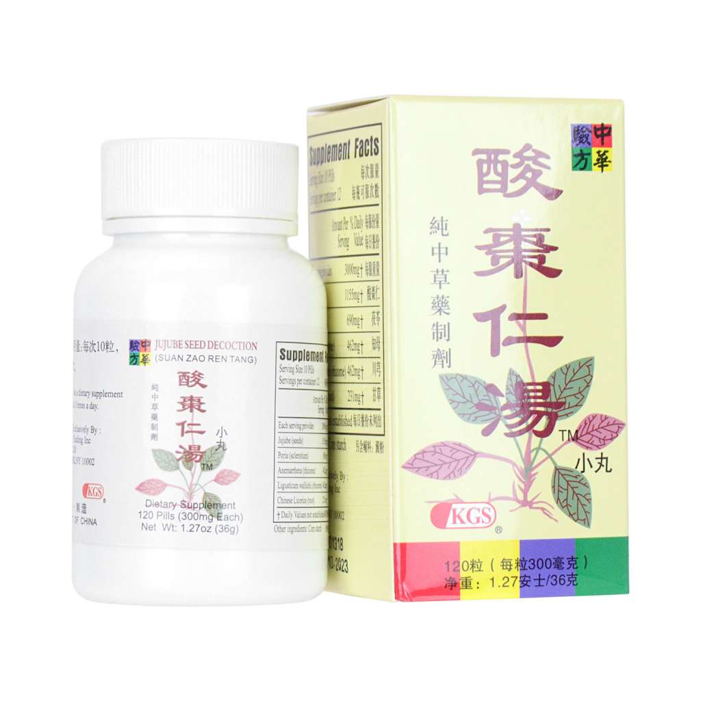 中华验方酸枣仁汤小丸120粒- 安神助眠- 美国德成行