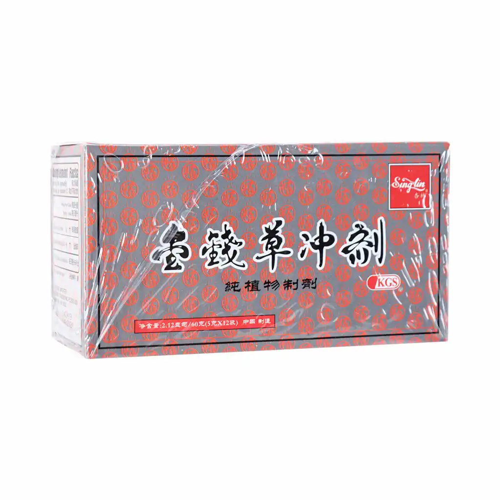 杏林金钱草冲剂纯植物制剂12袋入/60g - 美国德成行