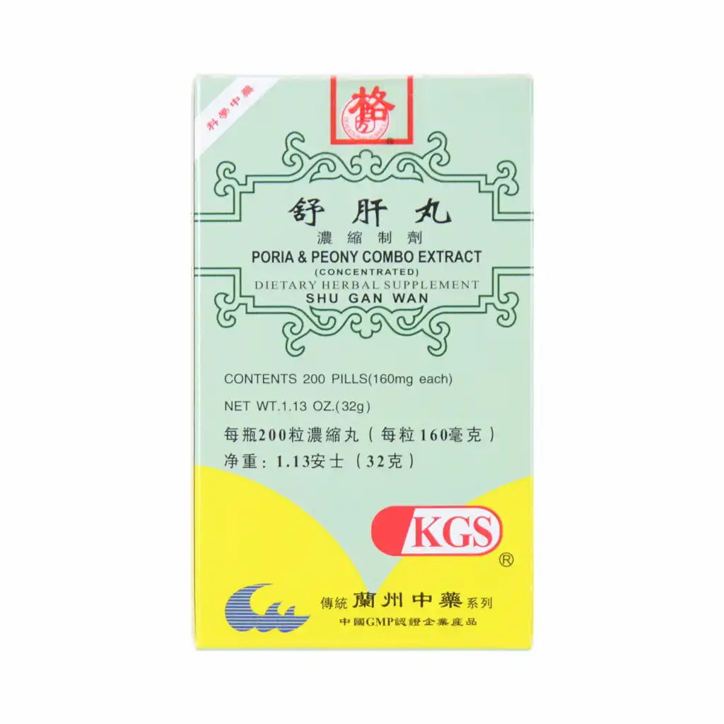 LANZHOU GUFANG Poria & Peony Combo Extract (Shu Gan Wan) Dietary Herbal Supplement 200 Pills