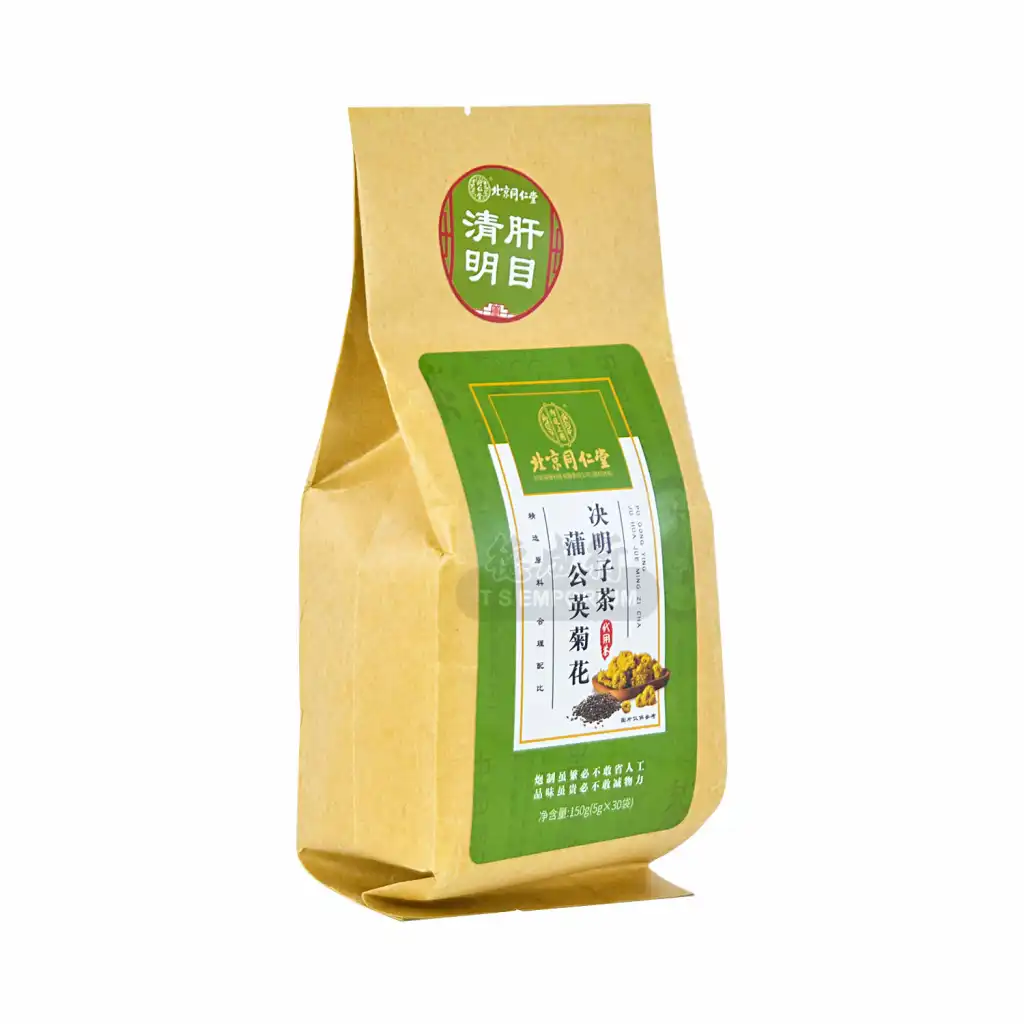 北京同仁堂蒲公英菊花决明子茶-清肝明目30袋入/150g - 美国德成行