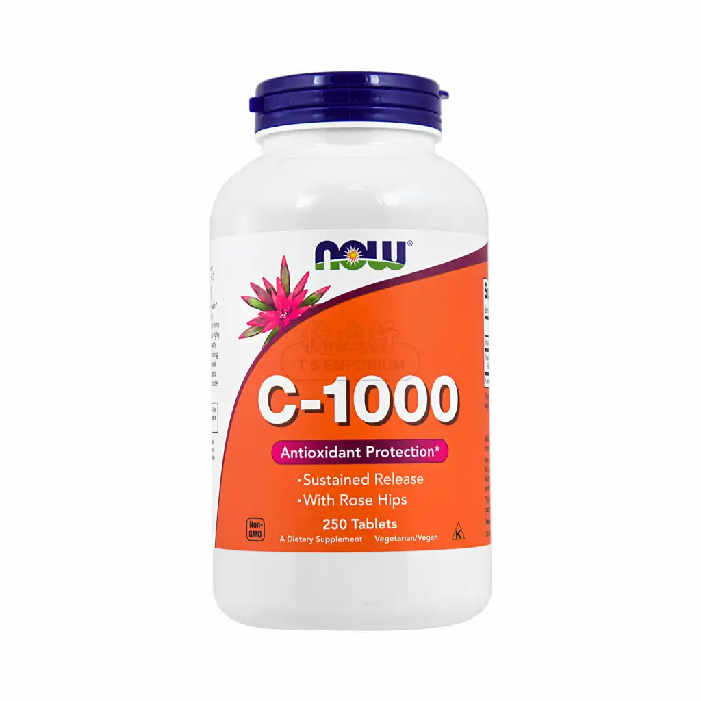 NOW FOODS Vitamin C-1000, 250 tablets