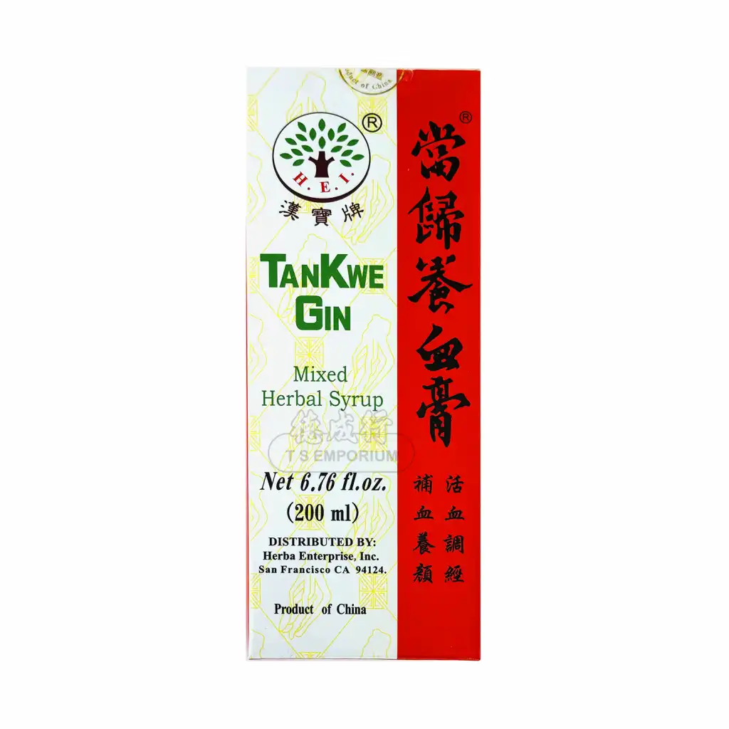 H.E.I. Tan Kwe Gin Mixed Herbal Syrup 200ml - Tak Shing Hong
