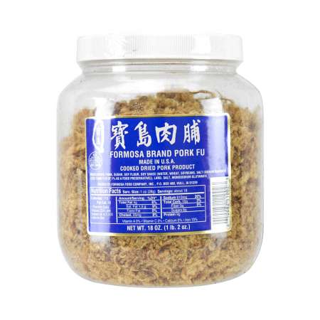BAODAO Formosa Brand Pork Fu (Cooked Dried Pork Product) 18oz
