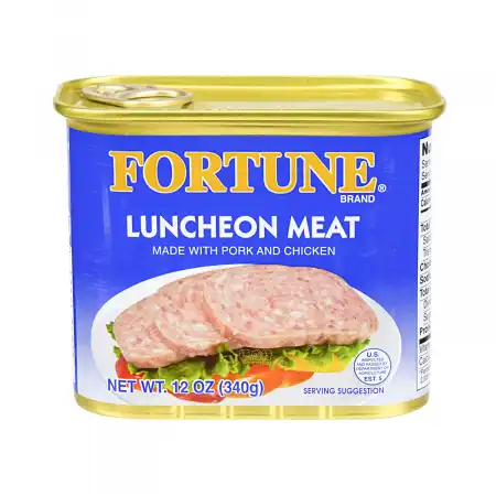 FORTUNE Luncheon Meat Can, Made With Pork and Chicken 12oz