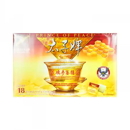 美国太子牌 纯正花旗参蜜糖茶 茶包 18pcs/153g
