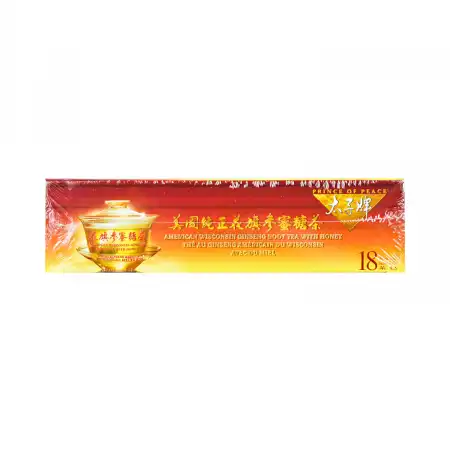 美国太子牌 纯正花旗参蜜糖茶 茶包 18pcs/153g