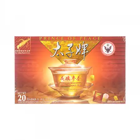 PRINCE OF PEACE American Ginseng Root Tea 20pcs/36g