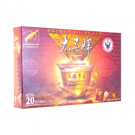 PRINCE OF PEACE American Ginseng Root Tea 20pcs/36g