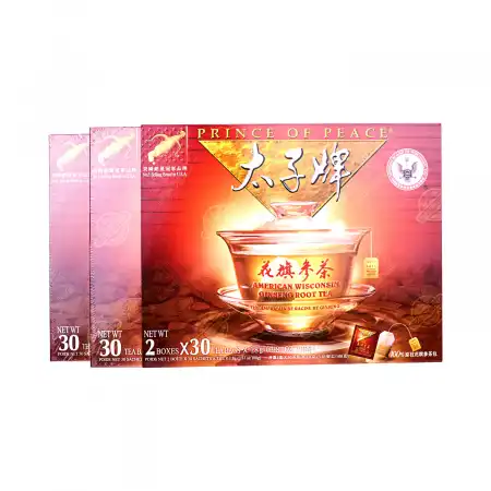 美国太子牌 原枝花旗参茶 60pcs/108g