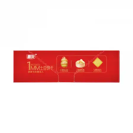 嘉友 1MM 薄脆土豆饼干 海派烧烤味 180g