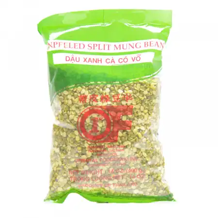 泰国第一牌 带皮绿豆半 400g