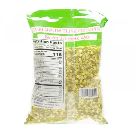 泰国第一牌 带皮绿豆半 400g