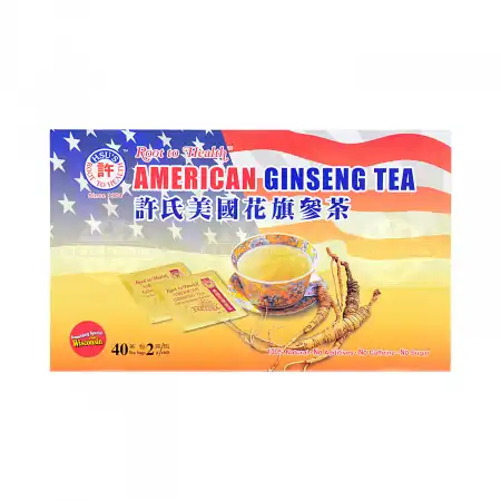美国许氏 花旗参茶 40pcs/80g
