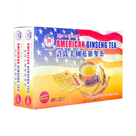 美国许氏 花旗参茶 40pcs/80g