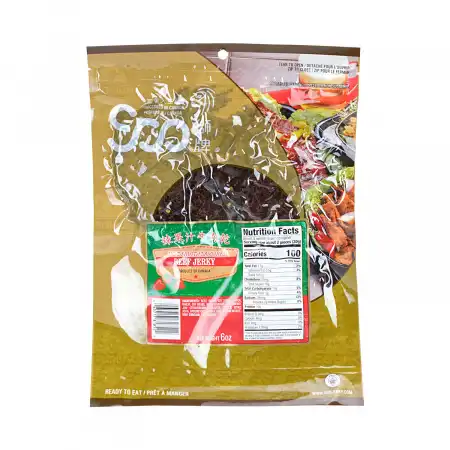 SOO Beef Jerky Hot Fruit Flavor 6oz 