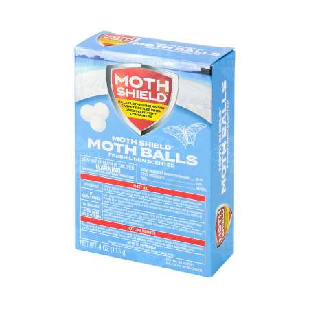 Moth Shield Moth Balls Fresh Linen Scented, 4 oz. (Pack of 2) – MarketCOL