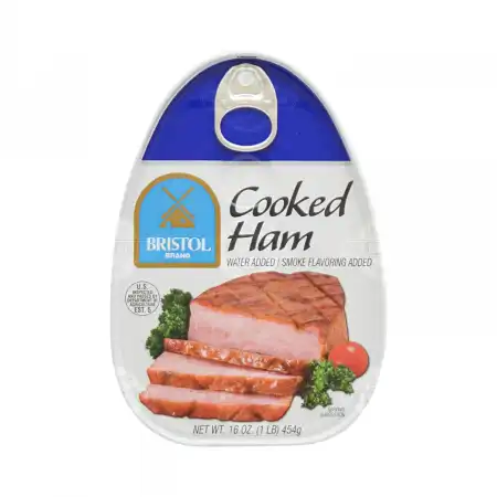 美国BRISTOL 火腿罐头 454g 