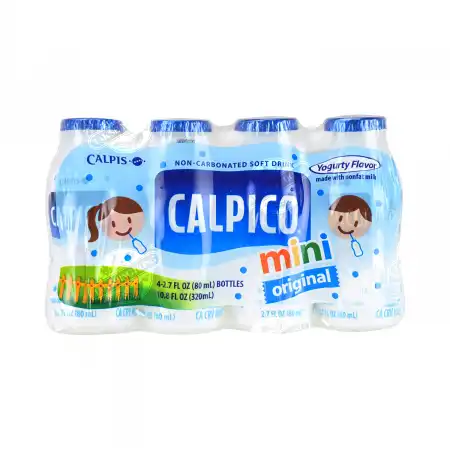 日本CALPICO 无碳酸乳酸菌饮料 原味 4pcs/320ml