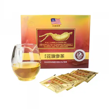 美国旗牌 速溶花旗参茶 30包入/180g