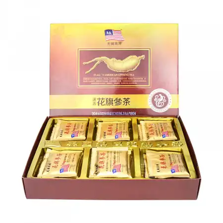 美国旗牌 速溶花旗参茶 30包入/180g