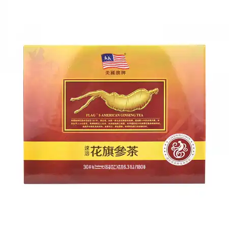 美国旗牌 速溶花旗参茶 30包入/180g