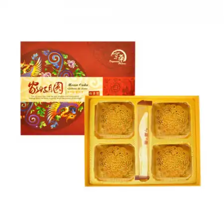 京华 家好月圆双黄枣泥核桃月饼 4pcs/720g