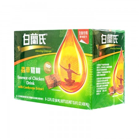 BRAND'S Essence of Chicken With Cordyceps Drink 408ml(6Bottle*68ml