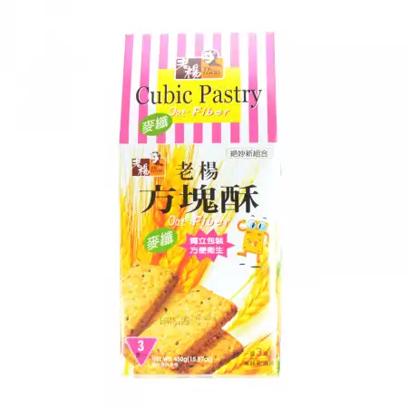 TK FOOD 3in1 Cubic Pastry (Oat-Fiber/Egg/Vegetable) Layers 450g