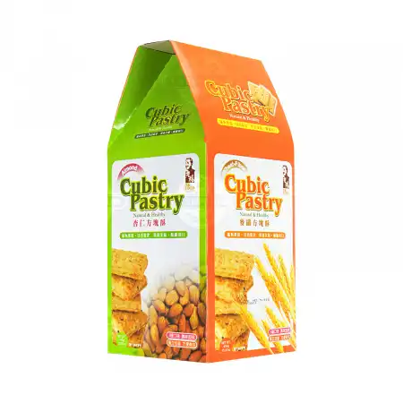 台湾老杨 方块酥三合一口味 (麦纤/芝麻/杏仁) 450g