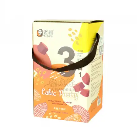 台湾老杨 方块酥 麦纤/杏仁/黑糖 3合1口味 450g