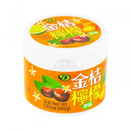 台湾绿得制果 金桔柠檬硬糖 200g 