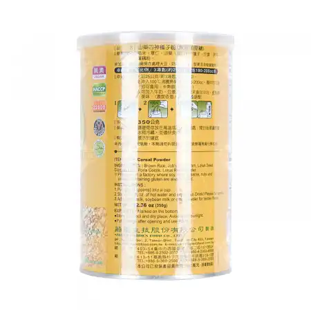 台湾金芗园 山药四神种子粉 350g