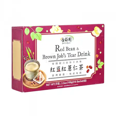 台湾金芗园 红豆红薏仁茶 10pcs/100g 【密闭压力焙炒不热燥】