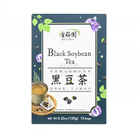 台湾金芗园 黑豆茶 12pcs/120g 【密闭压力焙炒不热燥】