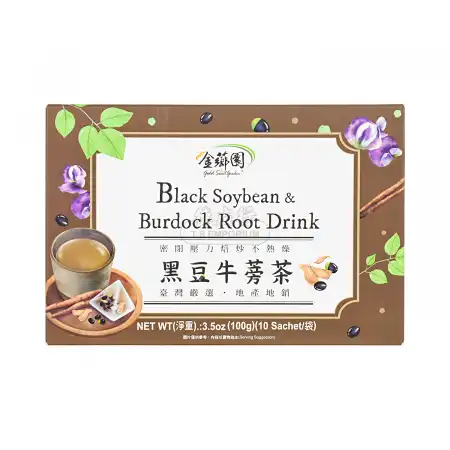 台湾金芗园 黑豆牛蒡茶 10pcs/100g 【密闭压力焙炒不热燥】