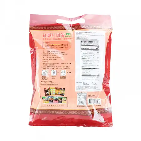 台湾芗园 红枣桂圆茶 即溶晶粒冲调饮品 18pcs/180g【冷热皆宜】