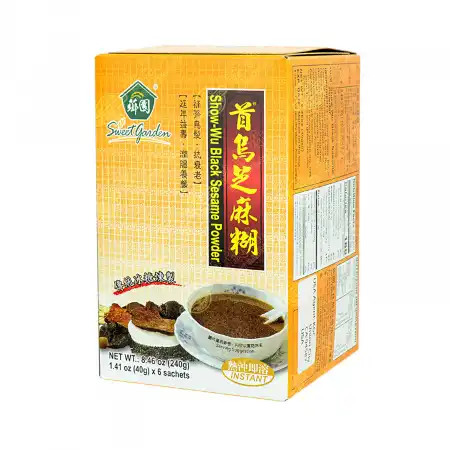 SWEET GARDEN Black Sesame Powder (Instant Drink) 6sachets/240g