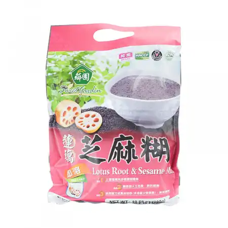 台湾芗园 莲藕芝麻煳10包入/300g