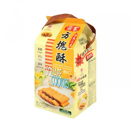 台湾庄家 方块酥 杏仁口味 10pcs/380g