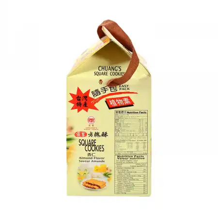 台湾庄家 方块酥 杏仁口味 10pcs/380g